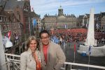 Amsterdam, 30 April 2013
Inhuldiging Koning Willem Alexander en Koningin Maxima
Op Paleis op de Dam
Won Yip met en echtgenote broer Long Yip
Foto Peter Smulders BV