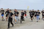 Ijmuiden 19 april 2014
Ferry Doedens en zijn vriend Nuno Azevedo en Paul Tulner met een vrien doen mee met 33 6km loop op het strand met allerlei hindernissen.  The dutch Beach masters extreme obstacle run.