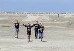 Ijmuiden 19 april 2014
Ferry Doedens en zijn vriend Nuno Azevedo en Paul Tulner met een vrien doen mee met 33 6km loop op het strand met allerlei hindernissen.  The dutch Beach masters extreme obstacle run.