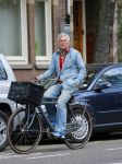 Amsterdam 11 april 2014
Hans Dagelet op de fiets.