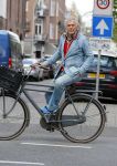 Amsterdam 11 april 2014
Hans Dagelet op de fiets.