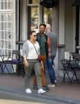Amsterdam 10 april 2015
Alain Clark met zoontje en een vriendin op de grachten