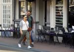 Amsterdam 10 april 2015
Alain Clark met zoontje en een vriendin op de grachten