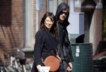 Amsterdam 30 april 2015
Carice v Houten met haar vriend Kees v Nieuwkerk op de cornelis schuytstraat