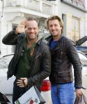 Amsterdam 4 april 2015
Carlo Boszhard met zijn vriend Harold op de pc hooftstraat