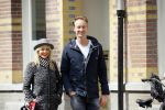Amsterdam 7 april 2015
Chantal Janzen met een vriend in Amsterdam zuid.