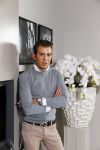 Rotterdam 2 april 2015
Stylist Chiel Harten Torres in zijn huis / appartement