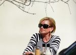 Amsterdam 21 april 2015
Connie Breukhoven geniet lekker op terras van het zonnetje