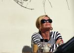 Amsterdam 21 april 2015
Connie Breukhoven geniet lekker op terras van het zonnetje