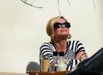Amsterdam 21 april 2015
Connie Breukhoven geniet lekker op terras van het zonnetje