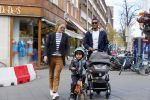 Amsterdam 17 april 2015
Doutzen Kroes en Sunnery James met hun kinderen in Amsterdam zuid.