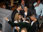 Rotterdam 9 april 2015
Fajah Lourens met haar nieuwe vriend bij de opening van de nieuwe zaak waar Winston Post de manager is in het Hilton Hotel.
