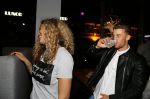 Rotterdam 9 april 2015
Fajah Lourens met haar nieuwe vriend bij de opening van de nieuwe zaak waar Winston Post de manager is in het Hilton Hotel.