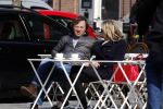 Amsterdam 8 april 2015
Frits Sissing met een kennis op terras.