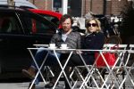 Amsterdam 8 april 2015
Frits Sissing met een kennis op terras.