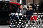 Amsterdam 8 april 2015
Frits Sissing met een kennis op terras.