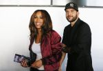 Amsterdam 9 april 2015
Presentatie cd/dvd ladies of soul met Glennis Grace Candy Dulfer Bergit Lewis Edsilia Rombley en Trijntje Oosterhuis. Jurgen raymann reikt ze uit . Glennis met vriend