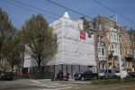 Amsterdam 10 april 2015    
In het oude pand van Mart Visser komt de nieuwe koffiezaak Blushing van Gordon