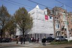Amsterdam 10 april 2015    
In het oude pand van Mart Visser komt de nieuwe koffiezaak Blushing van Gordon