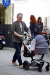 Amsterdam 10 april 2015
Hajo Bruins met zijn dochter op de pc hooftstraat