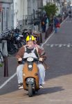 Amsterdam 10 april 2015    
Henk en Louise Schiffmacher op de scooter