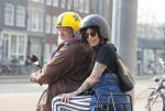 Amsterdam 10 april 2015    
Henk en Louise Schiffmacher op de scooter