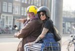 Amsterdam 10 april 2015    
Henk en Louise Schiffmacher op de scooter