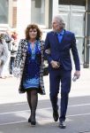 Amsterdam 12 april 2015
Premiere sunshine boys in het nieuwe de la mar theater. Henriette Tol met partner Rob Snoek