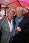 Amsterdam 11 april 2015  
Presentatie boek en 70e verjaardag van Joop Braakhekke bij le Garage. Zijn moeder van 104 jaar oud was aanwezig. jan des Bouvrie met Monique en Benny Garcia
