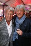 Amsterdam 11 april 2015  
Presentatie boek en 70e verjaardag van Joop Braakhekke bij le Garage. Zijn moeder van 104 jaar oud was aanwezig. jan des Bouvrie met Monique en Benny Garcia