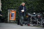 Amsterdam 28 april 2015
Johan Derksen op straat in Amsterdam.