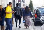Amsterdam 10 april 2015
John Williams met vriendin op de pc hooftstraat
