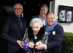 Amsterdam 11 april 2015  
Presentatie boek en 70e verjaardag van Joop Braakhekke bij le Garage. Zijn moeder van 104 jaar oud was aanwezig.