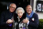 Amsterdam 11 april 2015  
Presentatie boek en 70e verjaardag van Joop Braakhekke bij le Garage. Zijn moeder van 104 jaar oud was aanwezig.