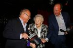 Amsterdam 11 april 2015  
Presentatie boek en 70e verjaardag van Joop Braakhekke bij le Garage. Zijn moeder van 104 jaar oud was aanwezig.
