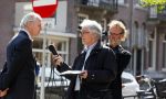 Amsterdam 21 april 2015  
Jop Ubbens wordt geintervieuwd op de cornelis schuytstraat