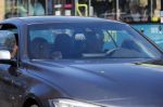 Amsterdam 30 april 2015  
Koen Verweij met (een) vriendin in zijn bmw cabrio en op straat