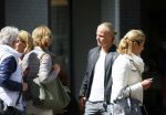 Amsterdam 30 april 2015  
Koen Verweij met (een) vriendin in zijn bmw cabrio en op straat