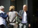 Amsterdam 30 april 2015  
Koen Verweij met (een) vriendin in zijn bmw cabrio en op straat