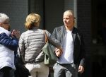 Amsterdam 30 april 2015  
Koen Verweij met (een) vriendin in zijn bmw cabrio en op straat