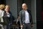 Amsterdam 30 april 2015  
Koen Verweij met (een) vriendin in zijn bmw cabrio en op straat