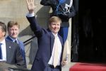 Amsterdam 23 april 2015  
Koning Willem Alexander viert zijn verjaardag in Paleis op de Dam.