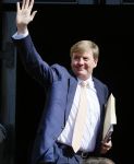 Amsterdam 23 april 2015  
Koning Willem Alexander viert zijn verjaardag in Paleis op de Dam.