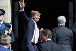 Amsterdam 23 april 2015  
Koning Willem Alexander viert zijn verjaardag in Paleis op de Dam.