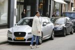 Amsterdam 8 april 2015
Kristina Bozilovic met haar jaguar op de pc hooftstraat