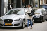 Amsterdam 8 april 2015
Kristina Bozilovic met haar jaguar op de pc hooftstraat