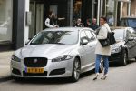 Amsterdam 8 april 2015
Kristina Bozilovic met haar jaguar op de pc hooftstraat