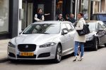 Amsterdam 8 april 2015
Kristina Bozilovic met haar jaguar op de pc hooftstraat