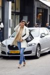 Amsterdam 8 april 2015
Kristina Bozilovic met haar jaguar op de pc hooftstraat