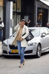 Amsterdam 8 april 2015
Kristina Bozilovic met haar jaguar op de pc hooftstraat